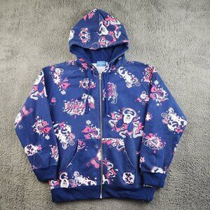 Disney Resorts Full Zip Hoodie Women's Medium‎ Mickey Mouse AOP Tokyo Sweatshirt